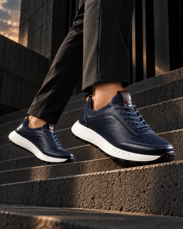 Tenis 3050 Azul Clásico — Paso alto