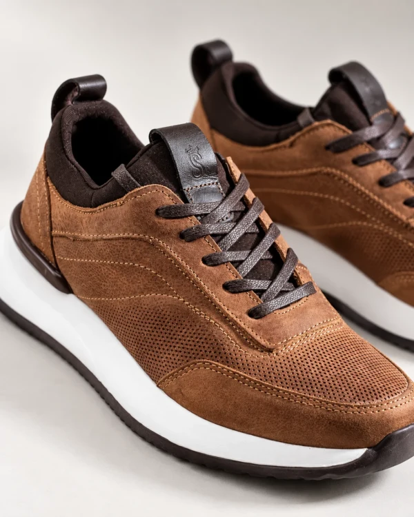 Tenis 3050 Runner Cartier Crema — vista 4
