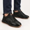 Tenis 3205 Eva Runner Negro con Detalles Miel — foto 3 Tenis 3205 Eva Runner Negro con Detalles Miel — vista 3