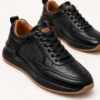 Tenis 3205 Eva Runner Negro con Detalles Miel — foto 4 Tenis 3205 Eva Runner Negro con Detalles Miel — vista 4