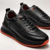 Tenis 3205 Eva Runner Negro con Naranja — vista 4