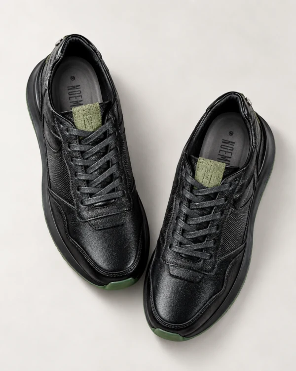 Tenis 3355 Eva Runner Negro con Verde — foto 2 Tenis 3355 Eva Runner Negro con Verde — vista 2